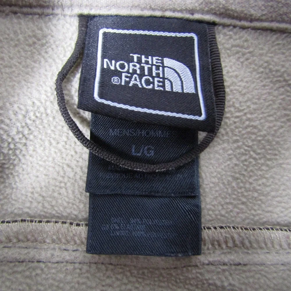 The North Face Apex Jacket Mens Large‎ Black Softshell Fleece Lined Outdoors